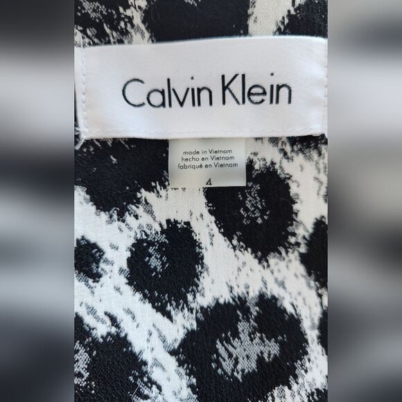 NWOTโCalvin Klein Black & white Leopard Print Jacket - Picture 7 of 9